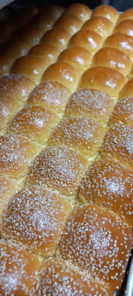 Mini Brioche com Gergelim 8 Unidades