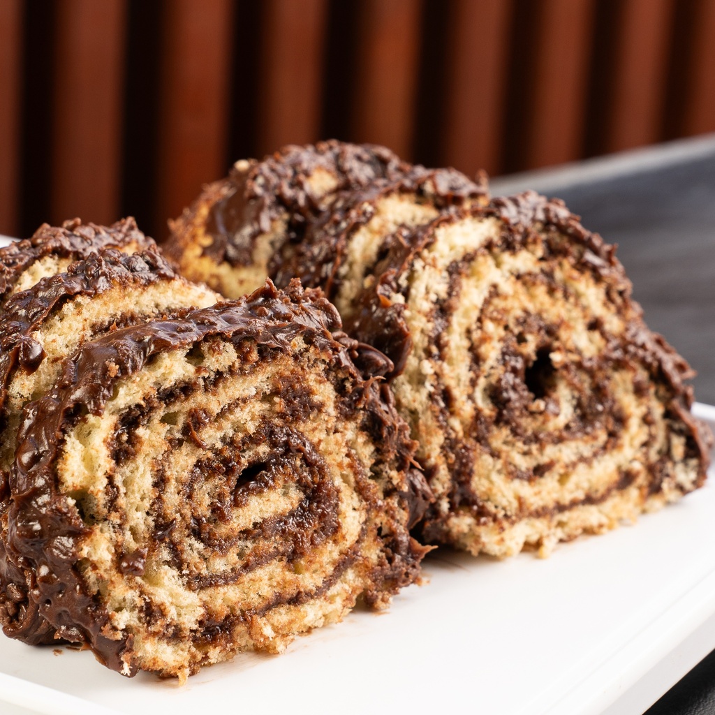 Rocambole Chocolate Bandeja