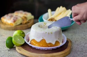 Bolo de Limão Redondo