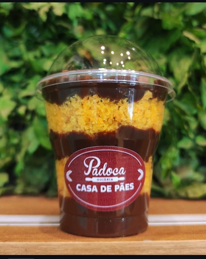 Bolo No Pote de Cenoura Unidade