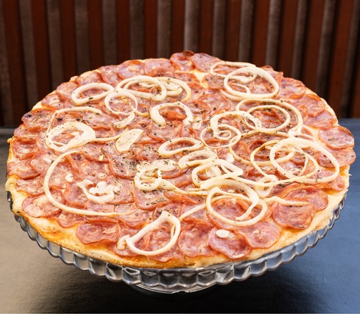 Pizza Assada De Calabresa